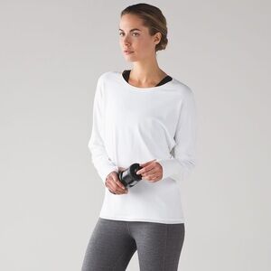 NWT Lululemon Gear Up Long Sleeve White Size 4